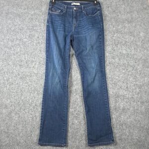 Levi Strauss 505 Straight Leg Women's Jeans Dark Wash Size 10